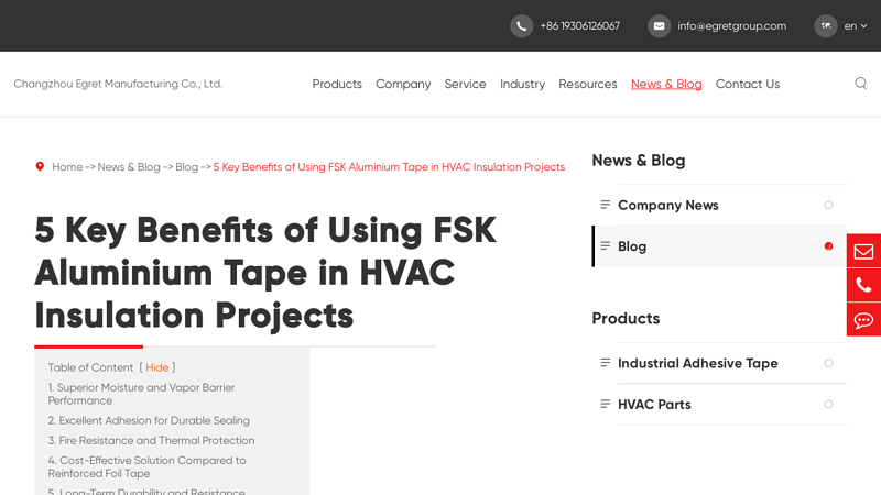 5 Key Benefits of Using FSK Aluminium Tape in HVAC Insulation ... Benefits of Using Aluminum Foil Tape in HVAC Systems