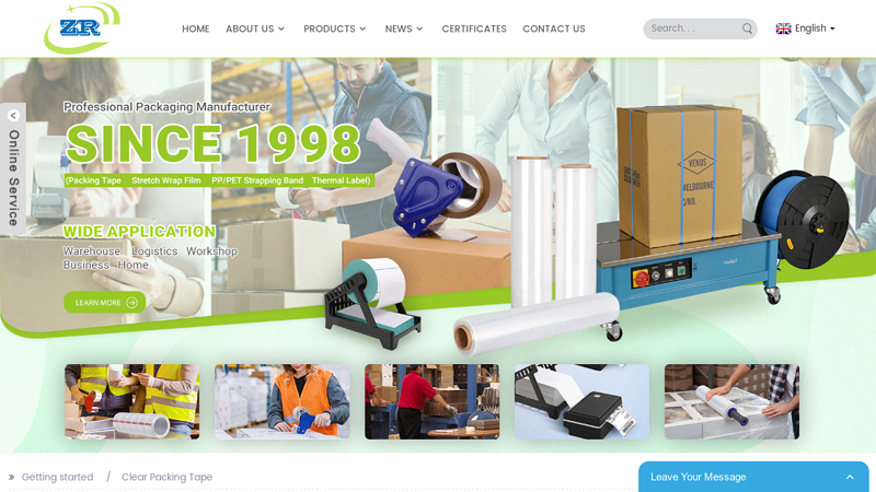 Clear Packing Tape Factory