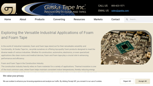 Gaska Tape - Foam Tape Products