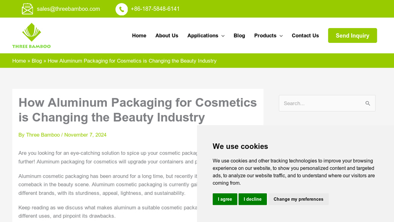 How Aluminum Packaging for Cosmetics is Changing the Beauty ... Benefits of Using Aluminum Foil Tape in HVAC Systems