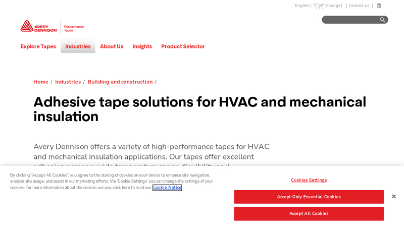 HVAC and mechanical insulation