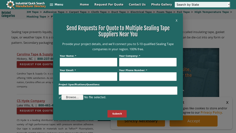 Leading Sealing Tape Manufacturers