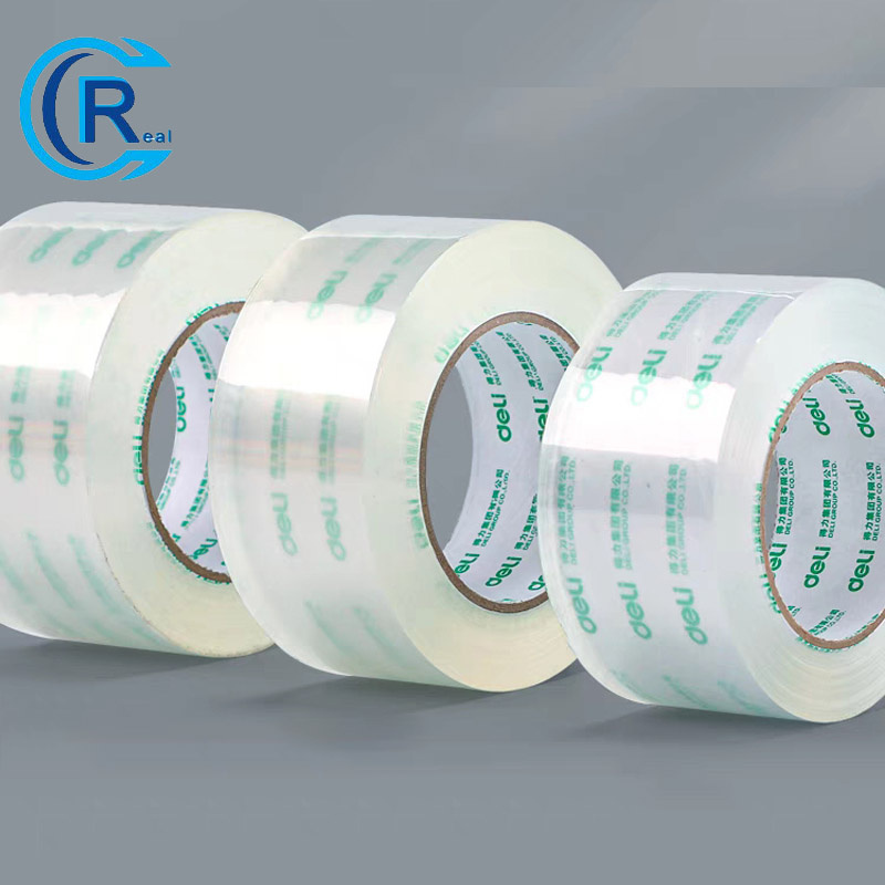 Super Transparent BOPP tape with acrylic adhesive, activated for sealing and packaging