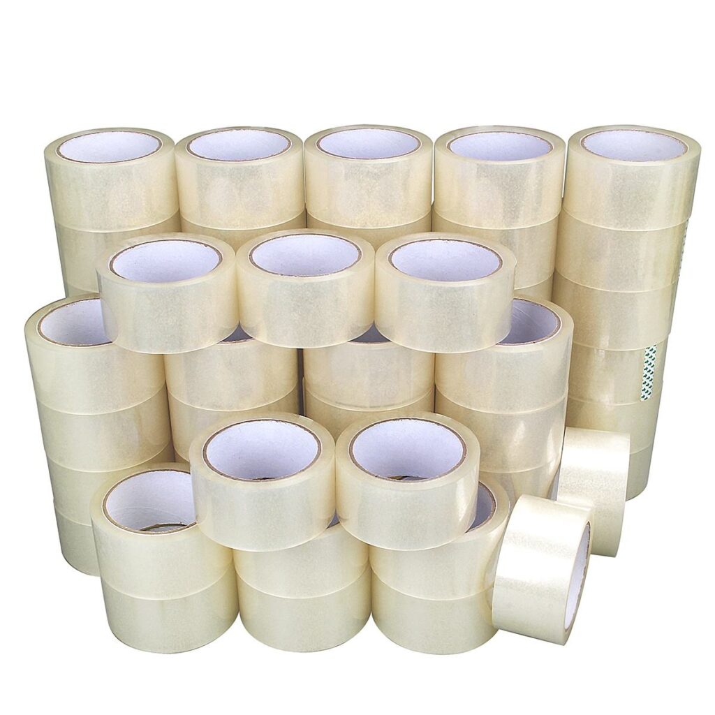 Industrial Super Transparent BOPP tape with acrylic adhesive, activated for sealing and packaging solution