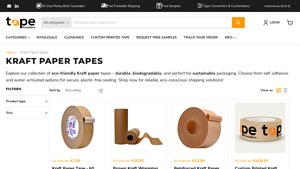 Tape Providers - Eco-Friendly Kraft Paper Tape