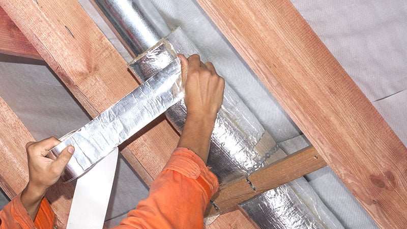 A stock image illustrating What Is Aluminum Tape Used For concepts