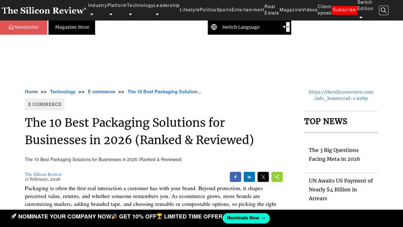 10 Packaging Companies for Businesses 2026 Fragile shipping tape