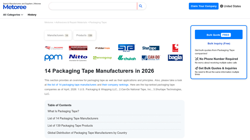 14 Packaging Tape Manufacturers in 2026 Nano carpet tape
