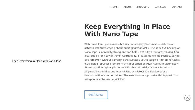 3m Nano Magic Tape Professional Manufacturer Removable nano tape