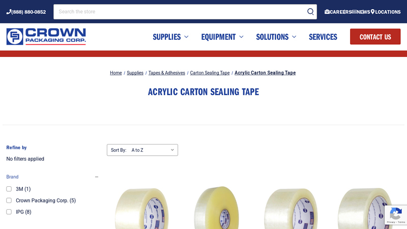 Acrylic Carton Sealing Tape Super clear carton sealing tape