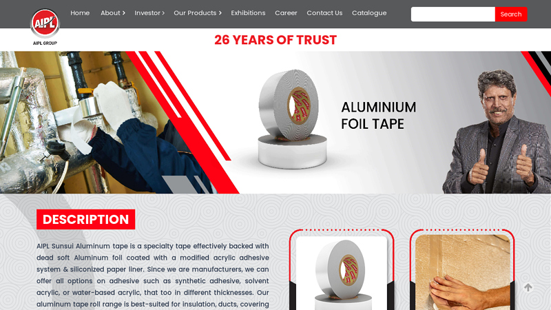 Air conditioning and duct sealing tape Aluminum Tape for Ductwork