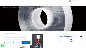 All Foam Tape - Double Sided Alien Tape