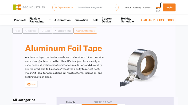 Aluminum Foil Tape Aluminum Foil HVAC Tape