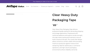 AM Tape - Clear Heavy Duty Packaging Tape