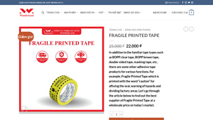 Băng Keo Giá Sỉ - Băng Keo Cảnh Báo In Chữ Caution