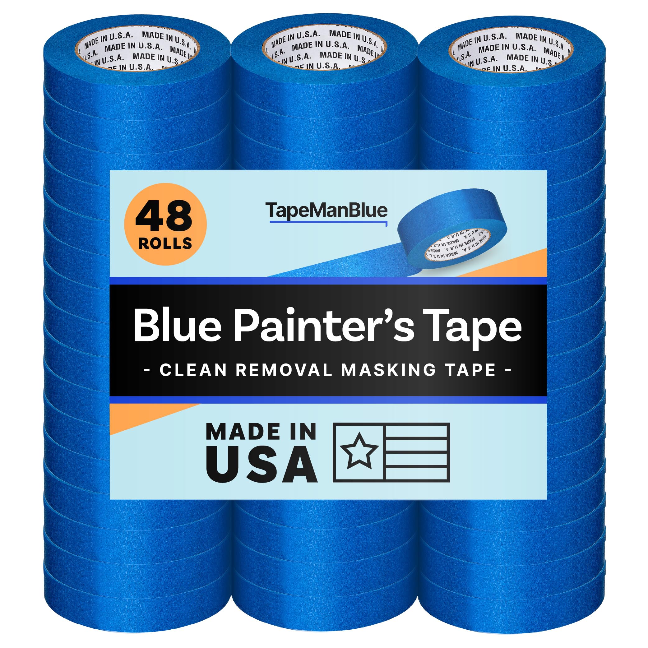 Blue painters tape overview