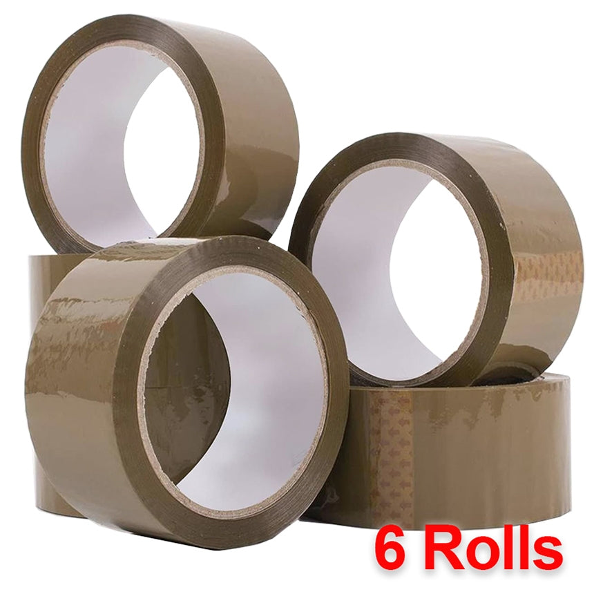 A stock image illustrating Brown carton sealing tape concepts