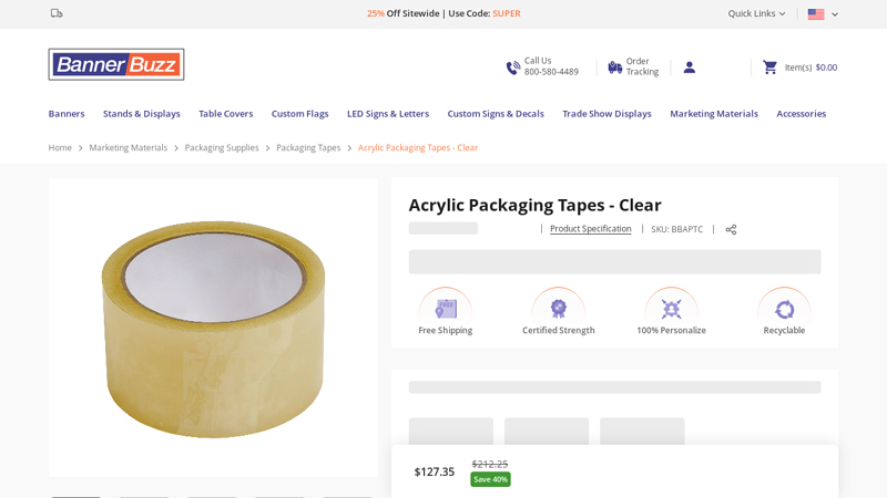 Buy High Super clear strong packing tape