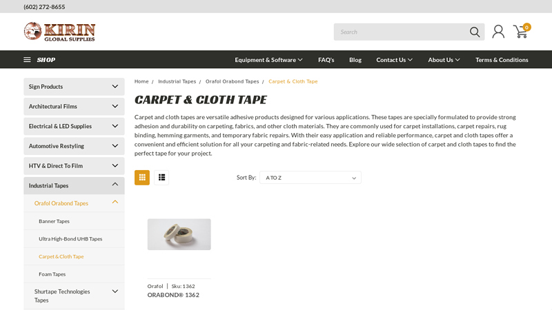 Carpet & Cloth Tape Cloth tape for carpet fixing
