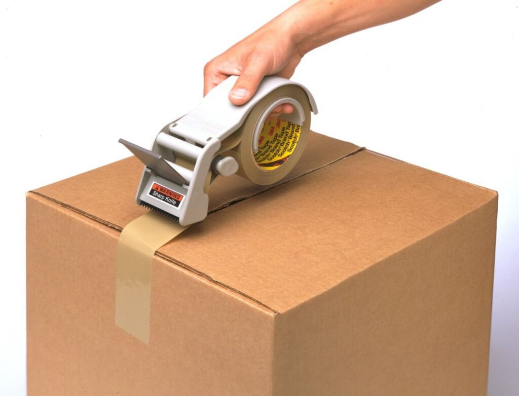 A stock image illustrating Carton sealing tape for packing concepts