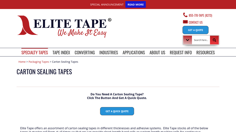 Carton Sealing Tapes Carton sealing tape