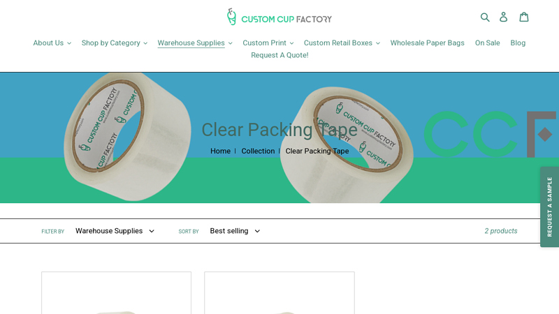 Clear Packing Tape Super transparent shipping tape