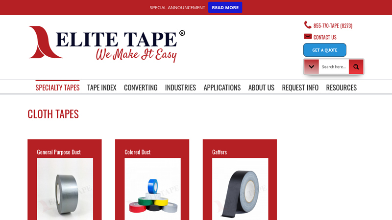 Cloth Tape Cloth tape for carpet fixing