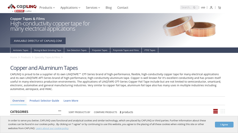 Copper and Aluminum Tapes Foil Tape for HVAC