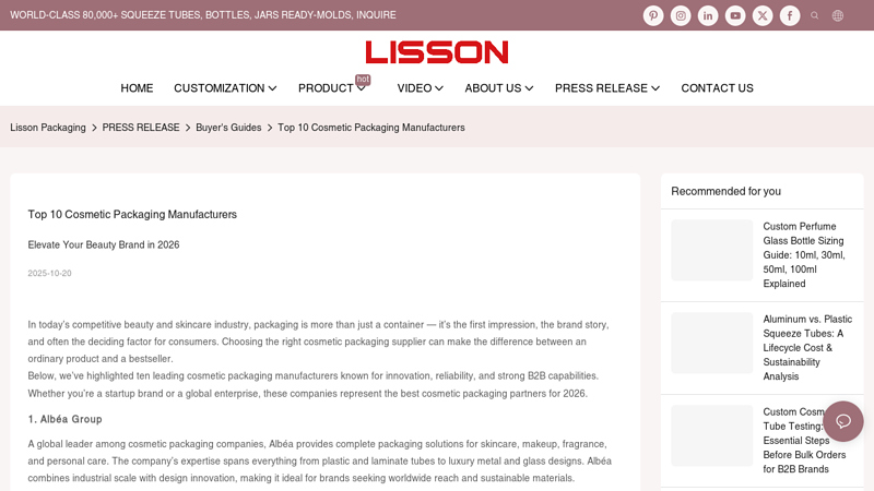 Cosmetic Packaging Manufacturers Masking tape