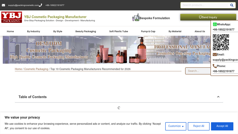 Cosmetic Packaging Manufacturers Recommended for 2026 Fragile packing tape