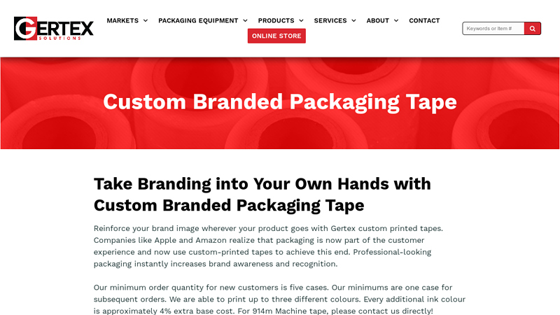 Custom Branded Packaging Tape Printed fragile tape