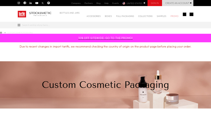 Custom Cosmetic Packaging Duct tape