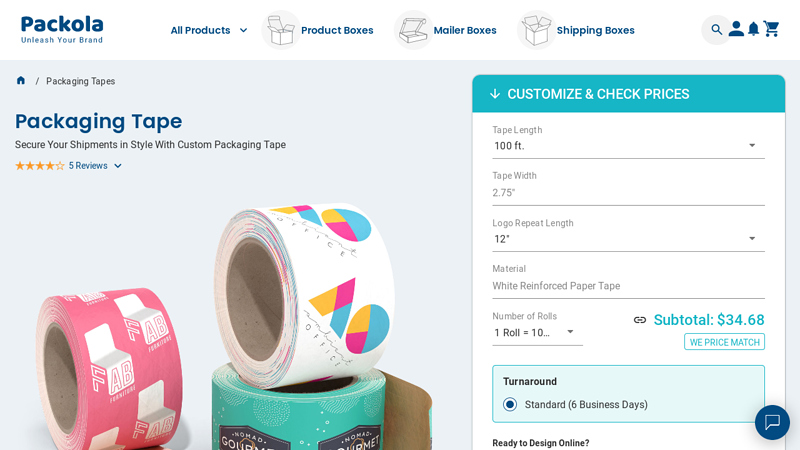 Custom Packaging Tapes Waterproof fragile tape