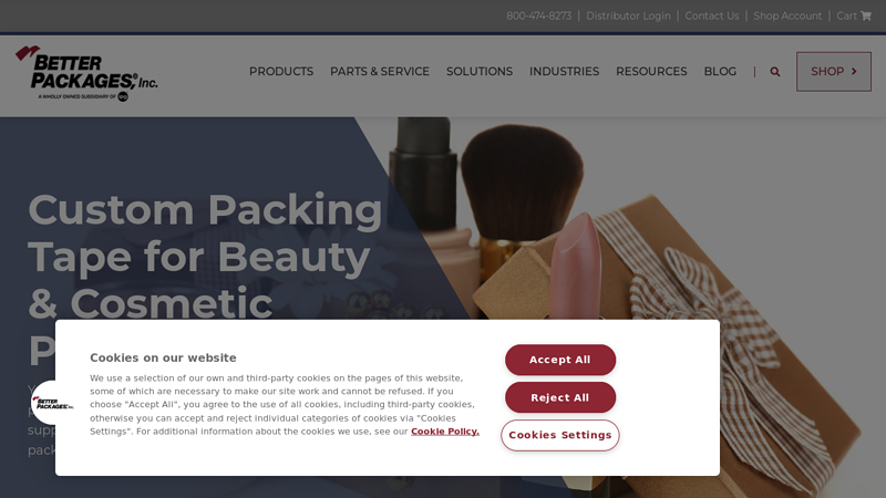 Custom Packing Tape for Beauty & Cosmetics E Silent packing tape