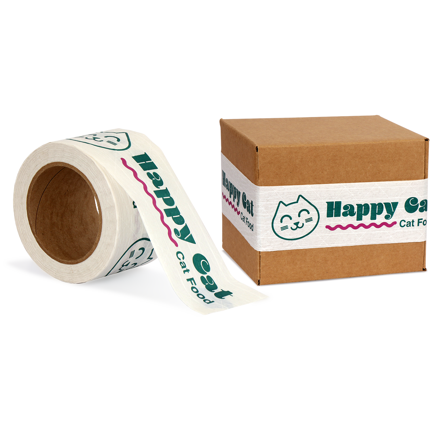 A stock image illustrating Custom printed carton sealing tape concepts