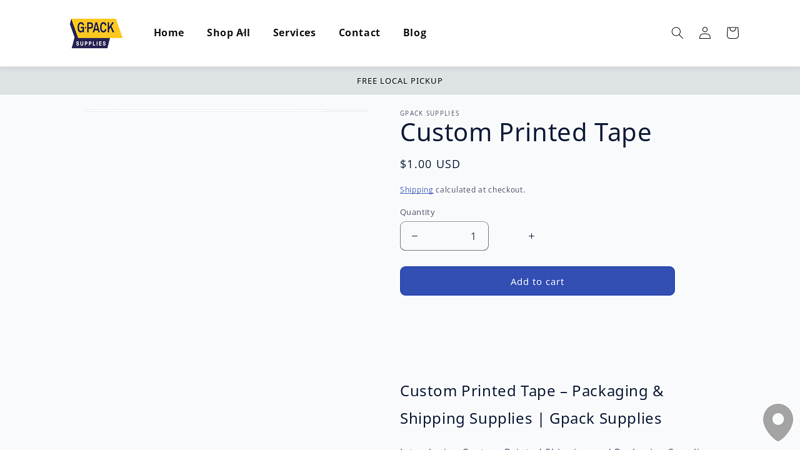 Custom Printed Tape Custom printed carton sealing tape