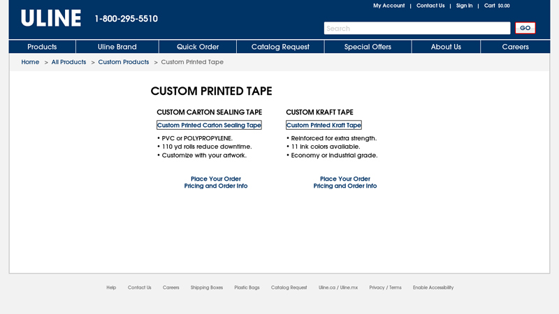 Custom Printed Tape Printed fragile tape