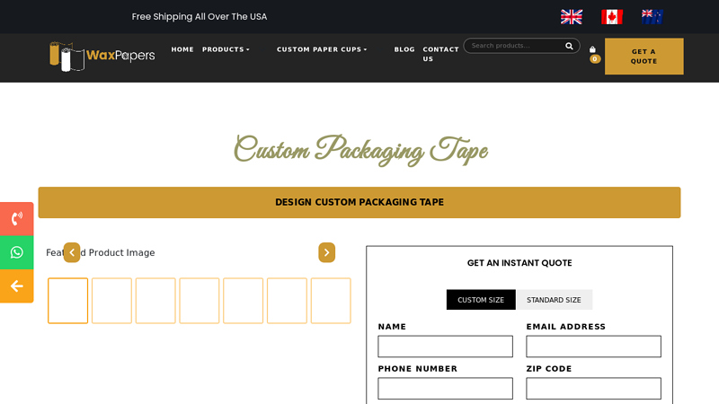 Eco Friendly Custom Packaging Tape Heavy duty nano tape