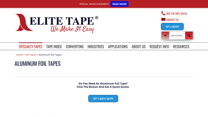 Elite Tape - Aluminum Foil Tapes