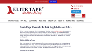 Elite Tape - Industrial Adhesive Tapes