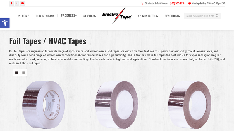 Foil & HVAC Tapes Aluminum Tape for Ductwork
