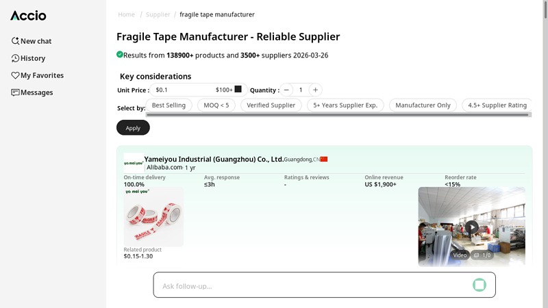 Fragile Tape Manufacturer Warning fragile tape