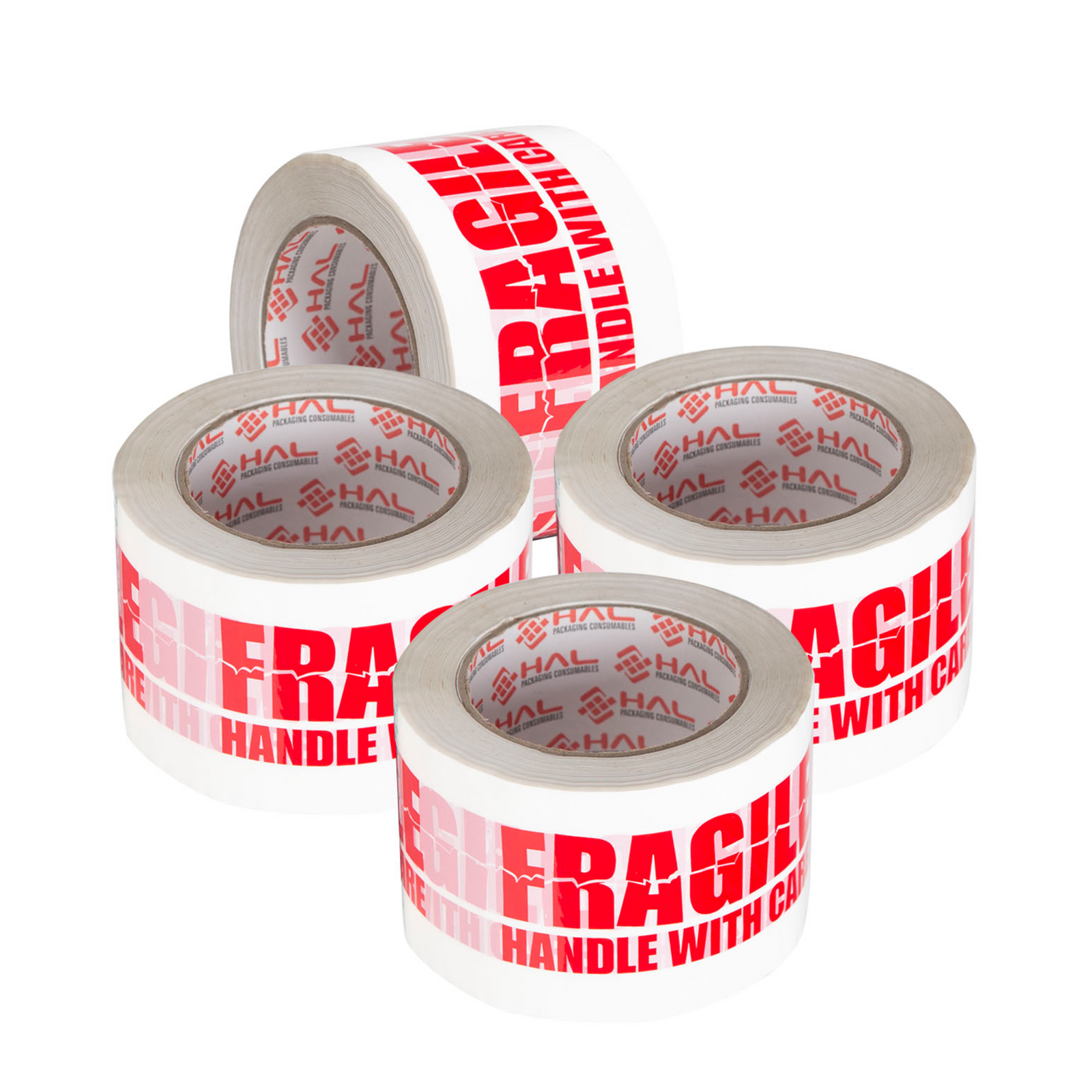 Fragile tape roll specifications