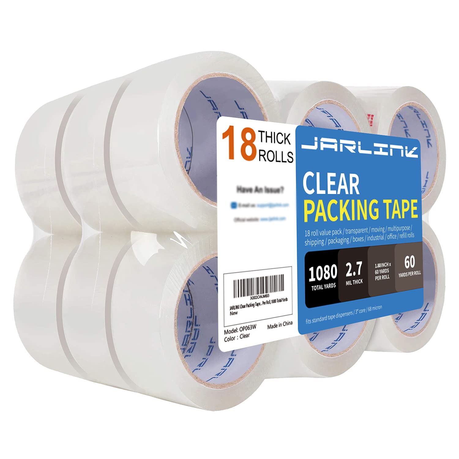 High clarity packing tape overview