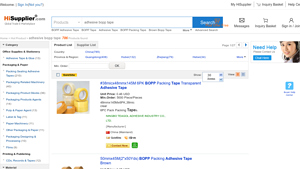 HiSupplier - BOPP Packing Tapes