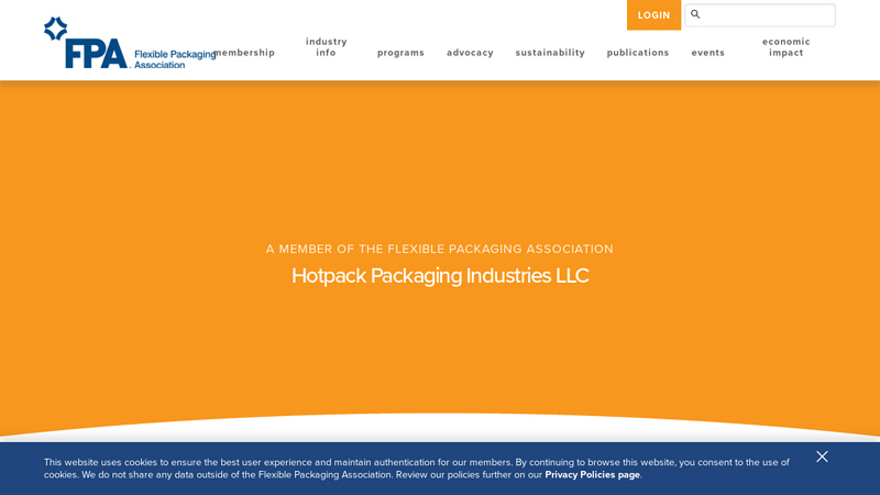 Hotpack Packaging Industries LLC Durable carton sealing tape