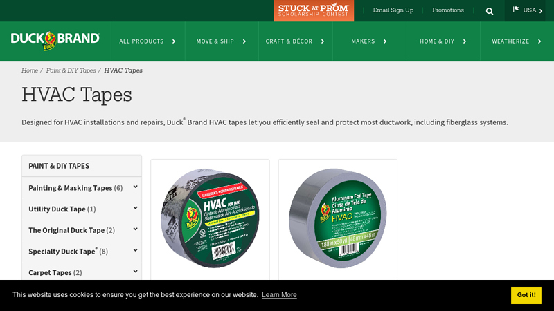 HVAC Tapes HVAC Duct Sealing Tape