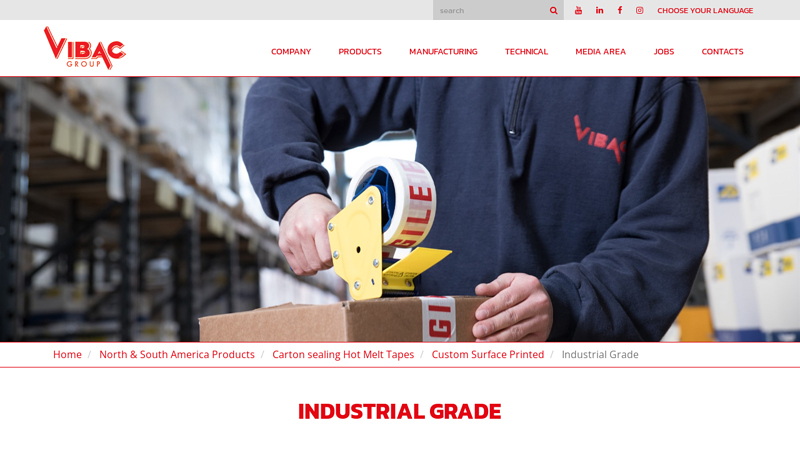 Industrial grade tapes manufacturers Industrial carton sealing tape