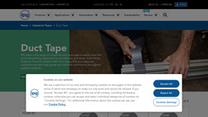 IPG - Industrial Cloth Duct Tape