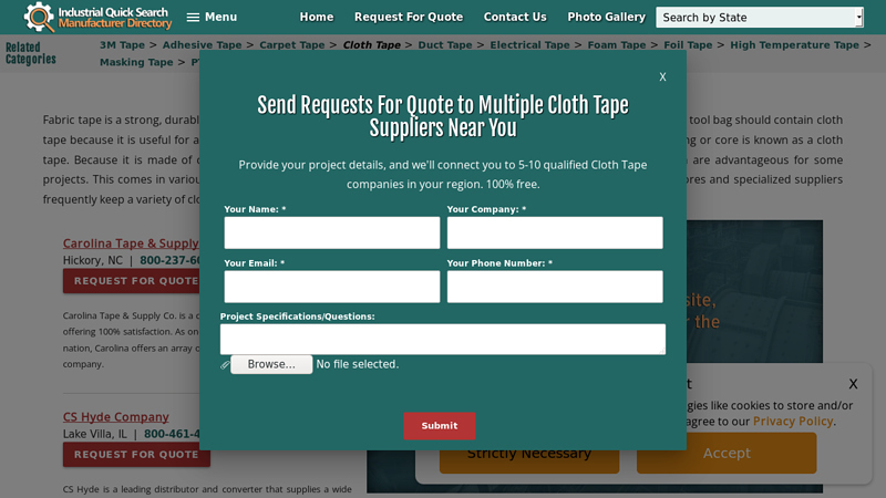 Leading Cloth Tape Manufacturers Waterproof cloth tape